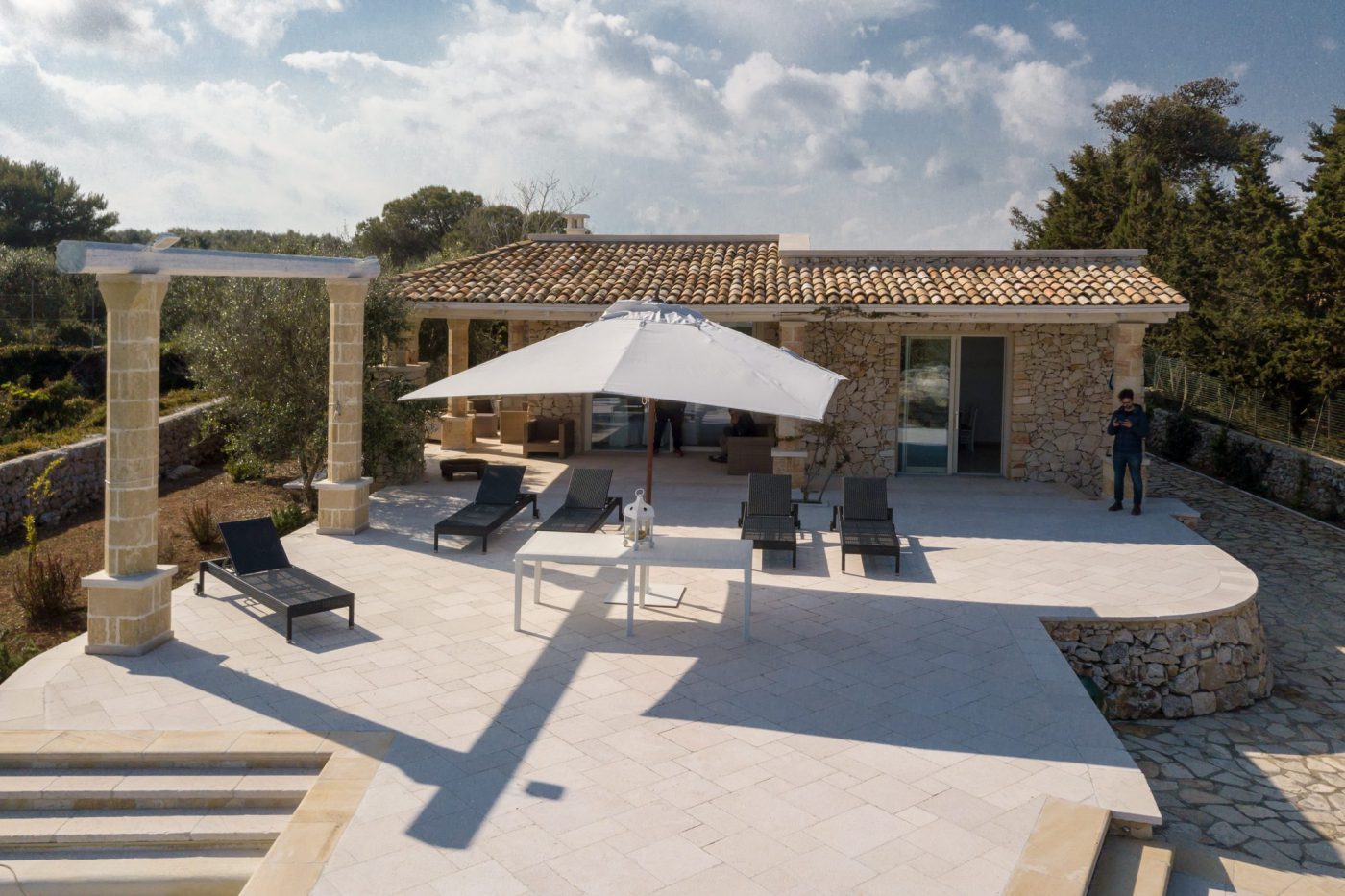 Villa in pietra, con Piscina vista mare_cod 108_2a